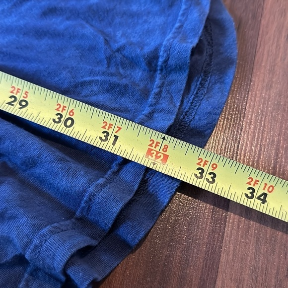 Natural Life Give Love Laugh Blue Dye T-shirt Dress size Small - Picture 7 of 7